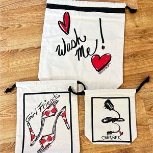 Brighton Spring Set of 3 Piece Travel Bags Promo Ivory